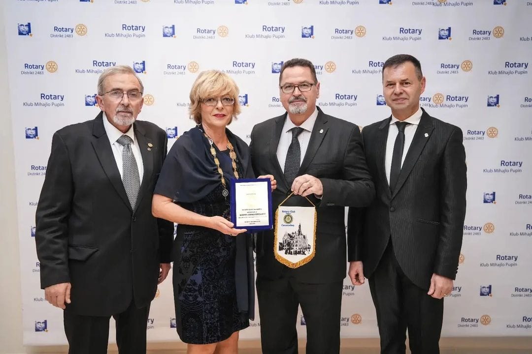 Čarter proslava kluba Rotari klub ,,Mihajlo Pupin" proslavio je u subotu 18.