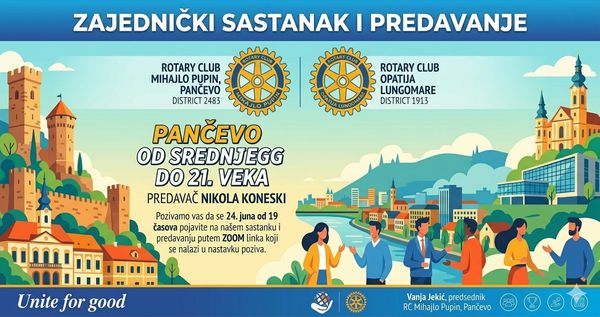 Onlajn predavanje i zajednički sastanak dva kluba