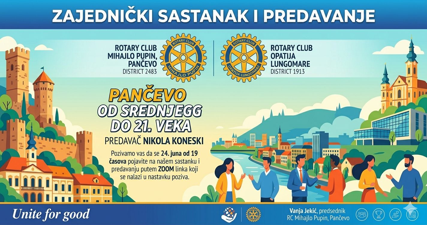 Onlajn predavanje i zajednički sastanak dva kluba
