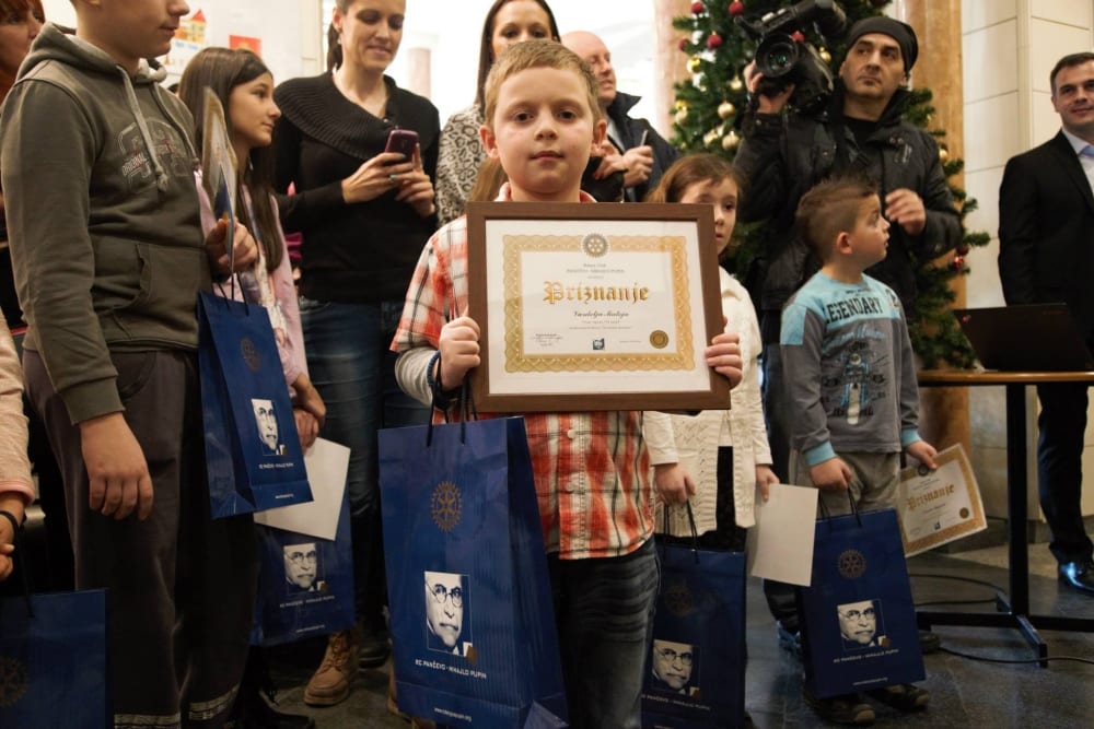 Svečano otvaranje izložbe najboljih dečjih radova 2014.